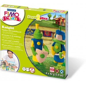 FIMO kids farm&play "Рыцарь", набор состоящий из 4-х блоков по 42 гр., уровень сложности 3, 8034 05 LZ 